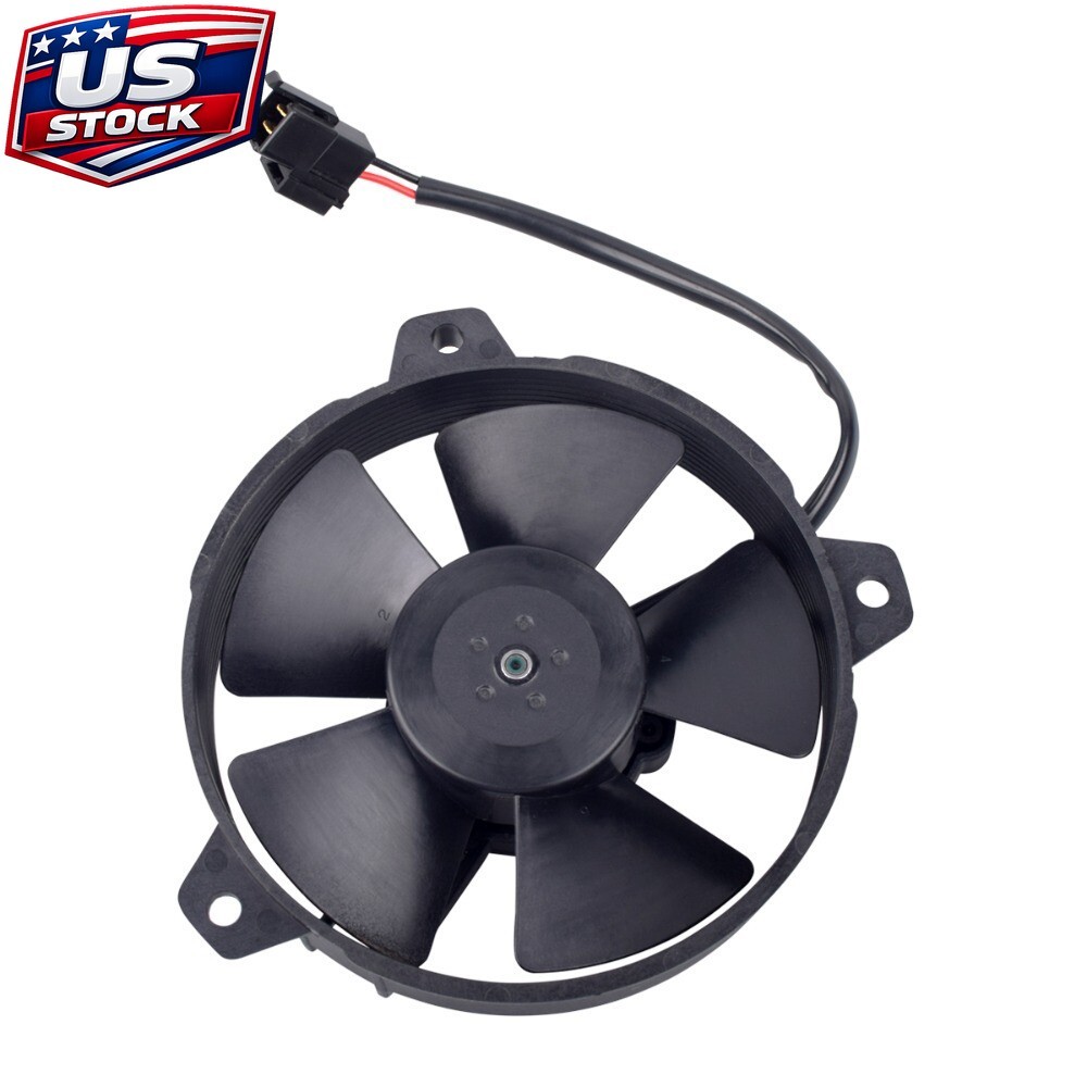 30103011 5.2 Inch 12 Volt Puller Cooling Fan 342 CFM Low Profile Straight Blade