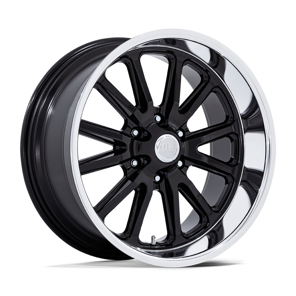 20x9.5 US Mags UC145 Rambler 6 Gloss Black W/ Diamond Cut Lip Wheel 6x5.5 (1mm)