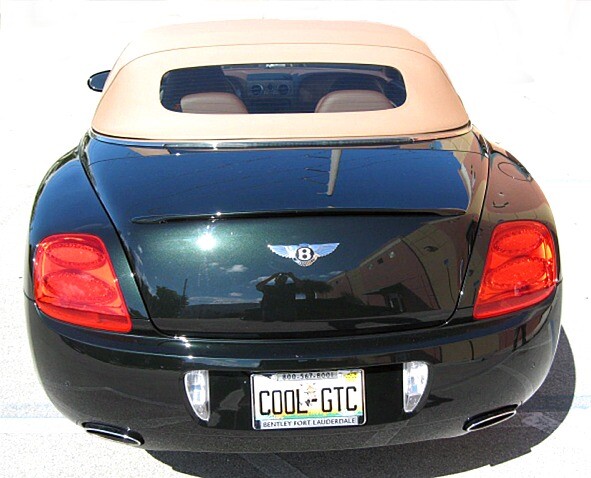 Bentley Continental GTC Speed Supersports Euro Trunk Spoiler 2005-11 Made in USA