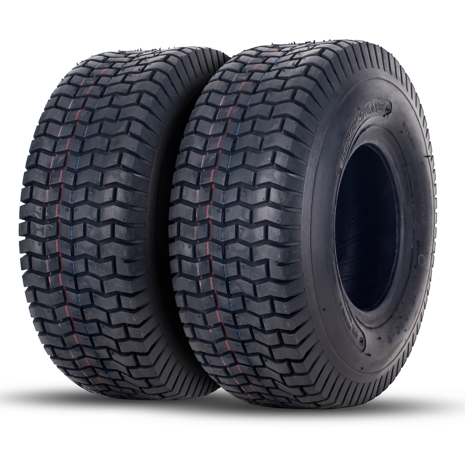 Deestone 18x6.50-8 D265 Lawn & Grass Tire - 71A3 - 4 Ply T/L (Set of 2 tires)