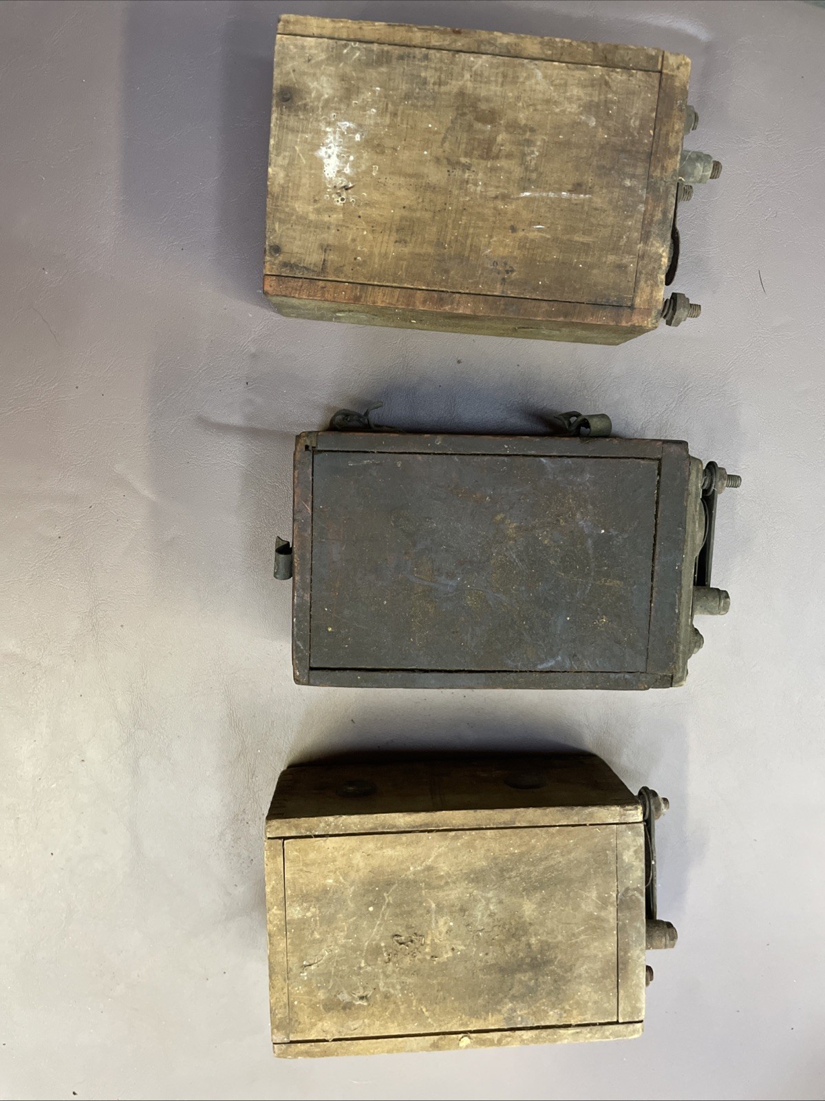 Vintage Ford Model T Ignition Coils, Buzz Coils, Battery Boxes (3) Vintage Ford Model T Ignition Coils, Buzz Coils, Battery Boxes (3)