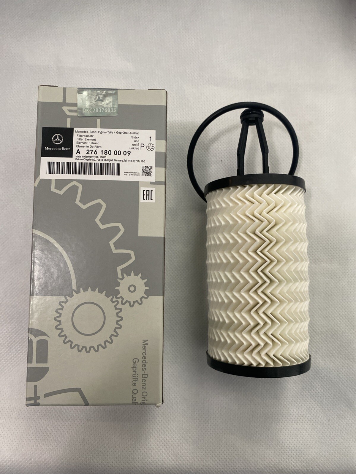 Mercedes-Benz Genuine Engine Oil Filter Kit for C CL CLS E GL GLC GLE GLK ML.