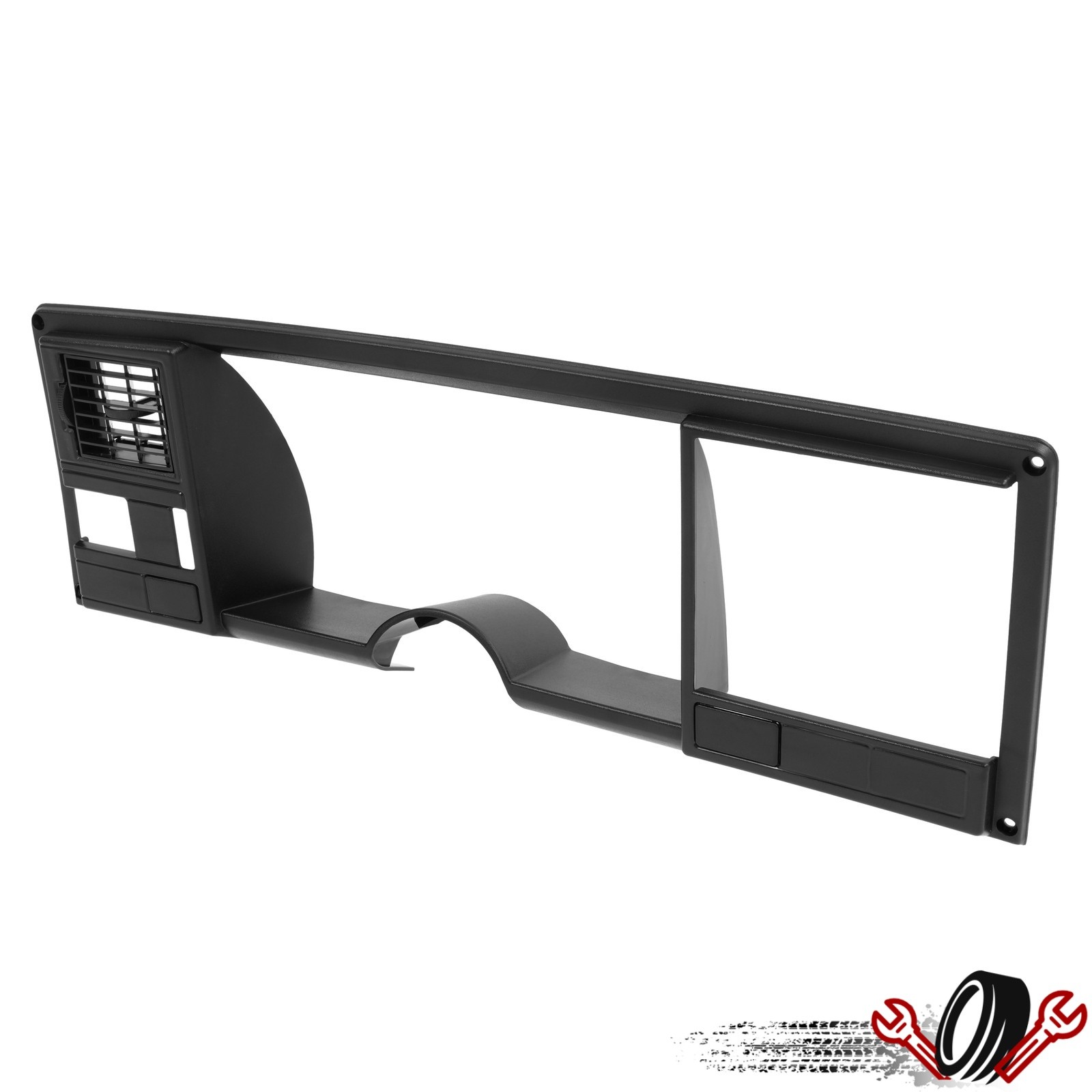For 1988-1994 Chevrolet Silverado GMC Sierra C/K Truck Cluster Dash Bezel Black