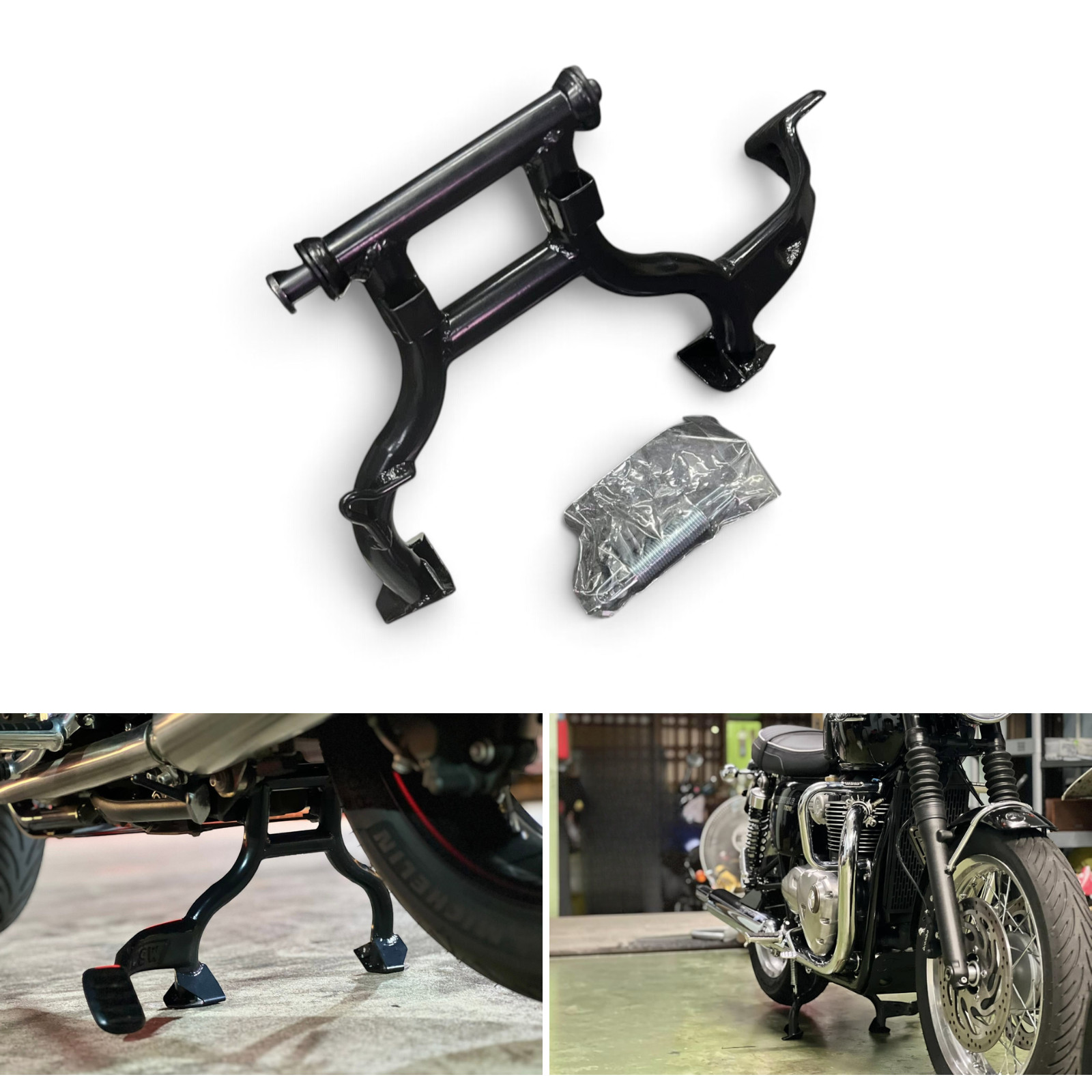 Center Stand Main Stand for Triumph Bonneville T100-120 Liquid Cooled 17-26