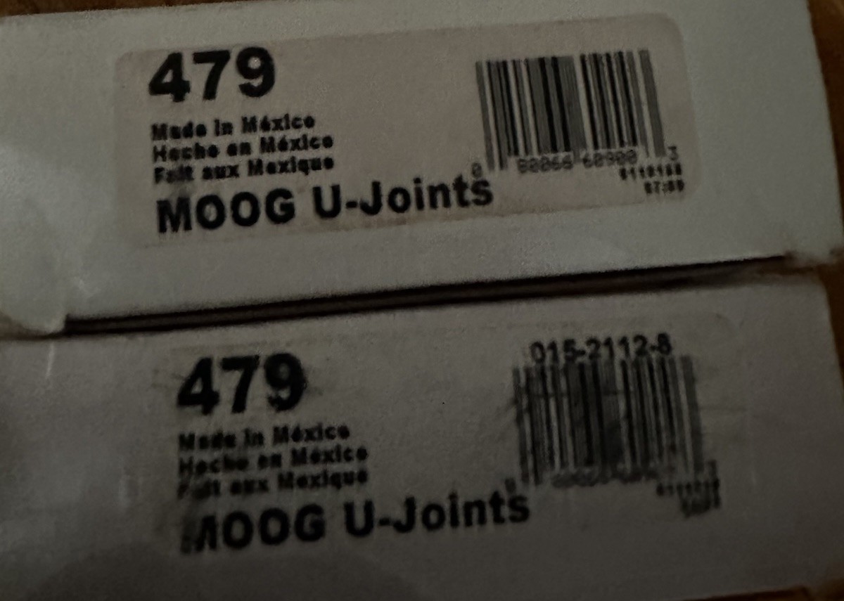 Genuine Moog 479 U Joint Genuine Moog 479 U Joint