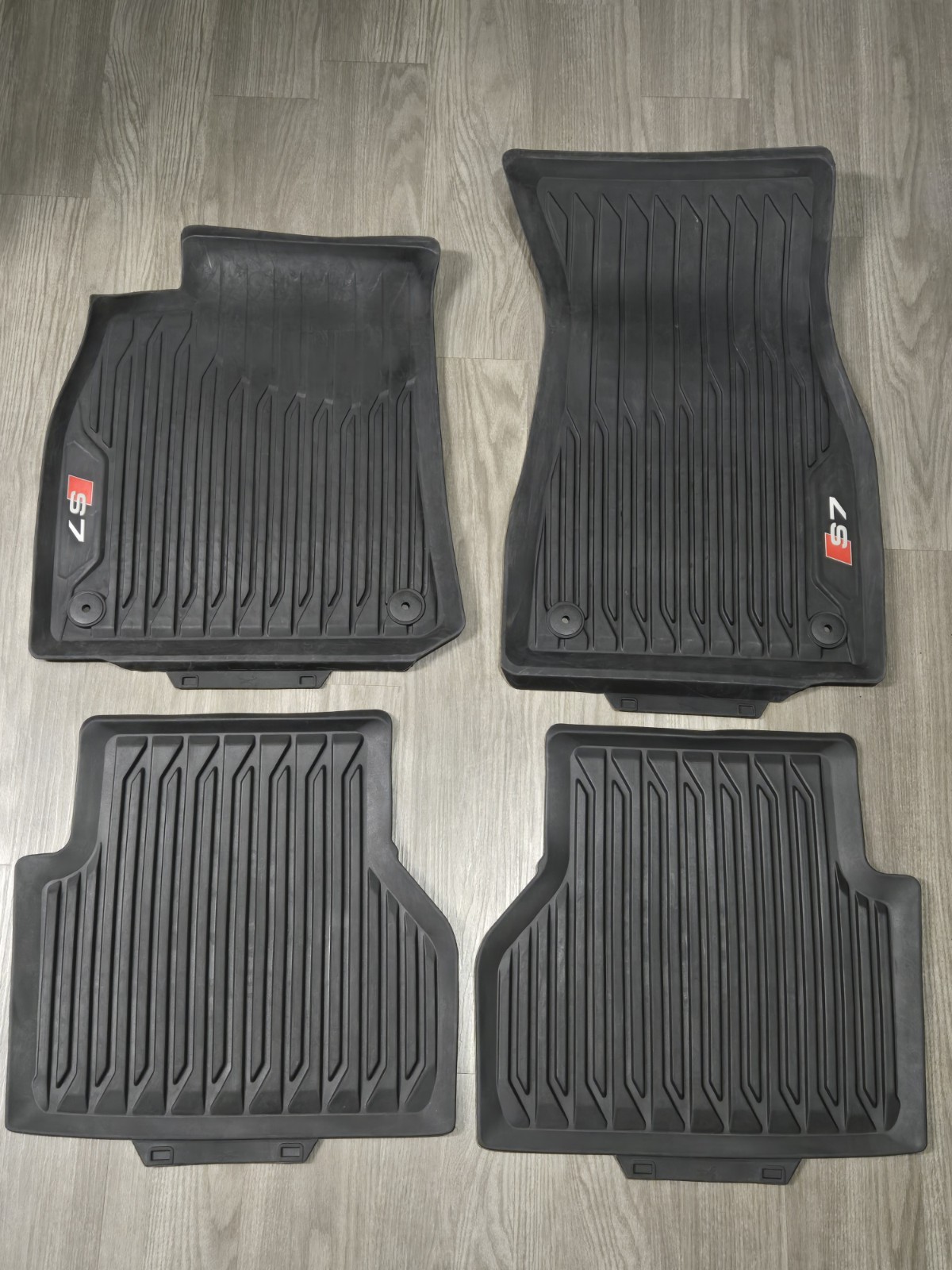 2020 - 2025 Audi S7 OEM All Weather Rubber Floor Mats Set 2020 - 2025 Audi S7 OEM All Weather Rubber Floor Mats Set