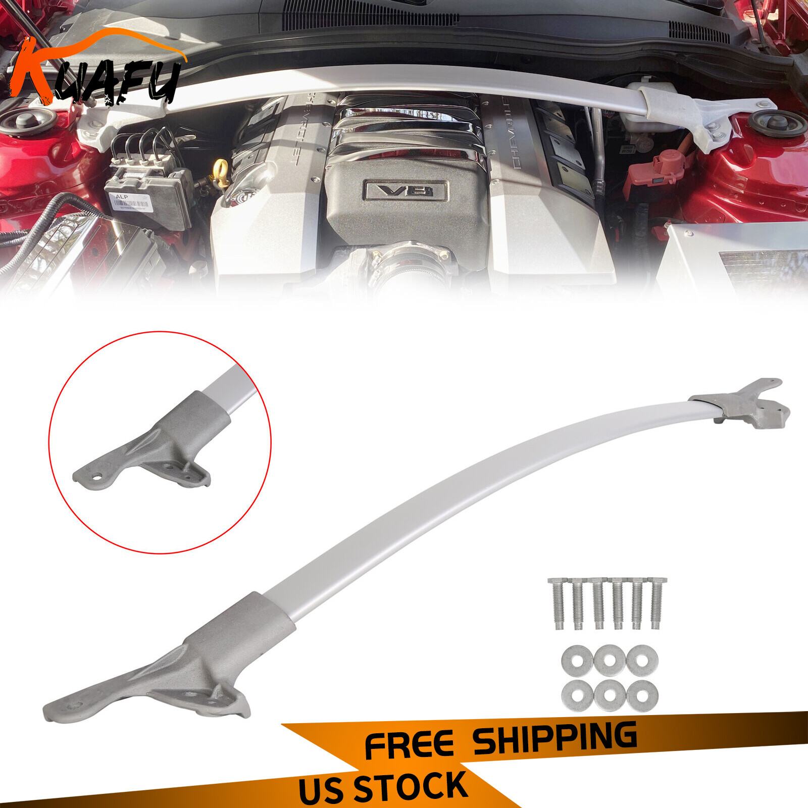 Performance Strut Tower Brace Kit Fit Chevrolet Camaro 2011-2015 3.6L #22756880