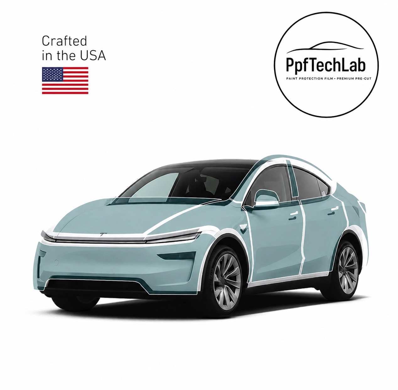 2026 Tesla Model Y Juniper Clear PPF Paint Protection Film PreCut Kit Full Body