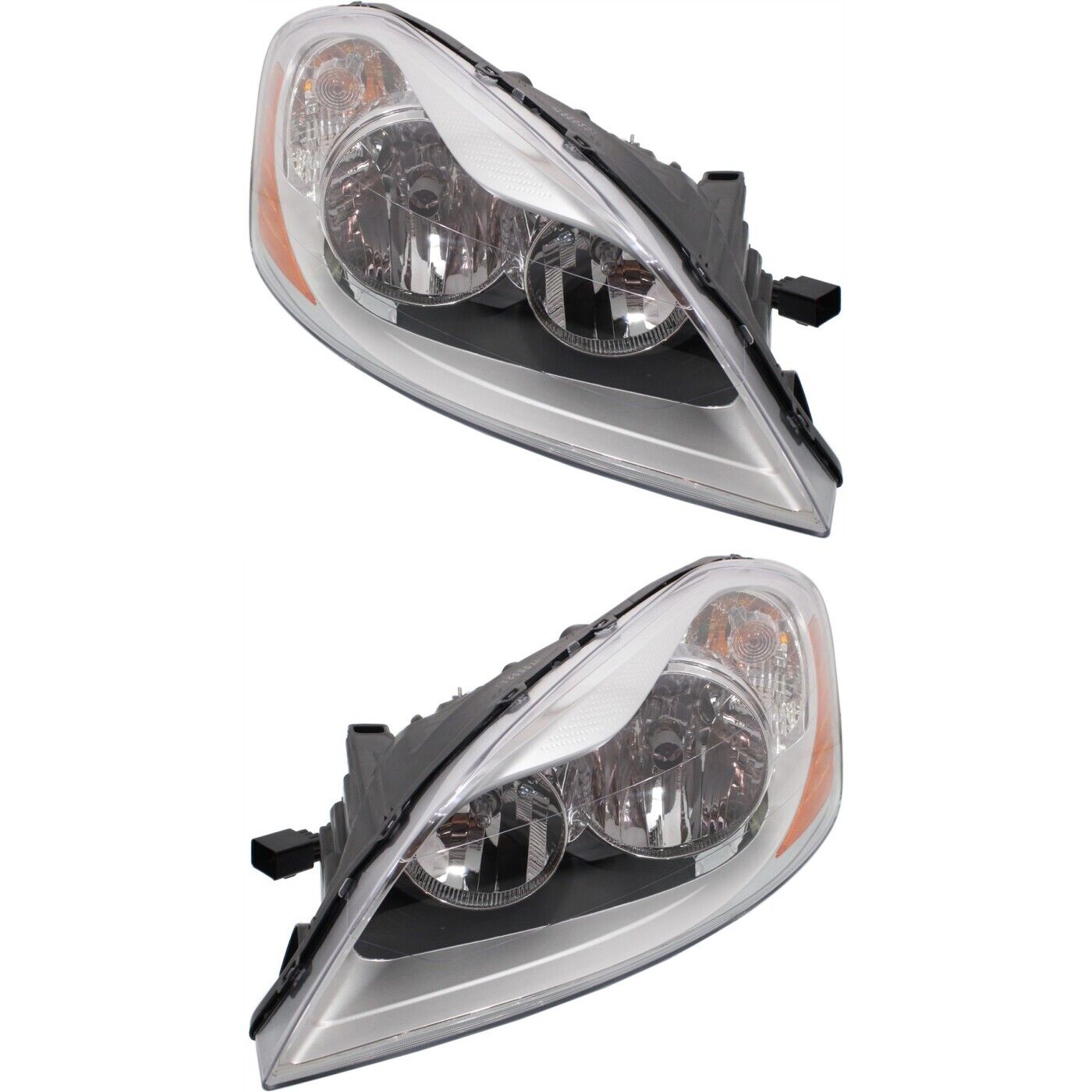 Headlight Set For 2010 2011 2012 2013 Volvo XC60 Left and Right With Bulb 2Pc