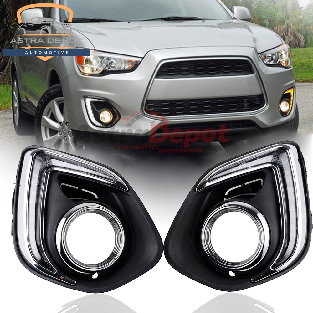 For 2013-2015 Mitsubishi Outlander Sport ASX LED DRL Daytime Running Fog Lights