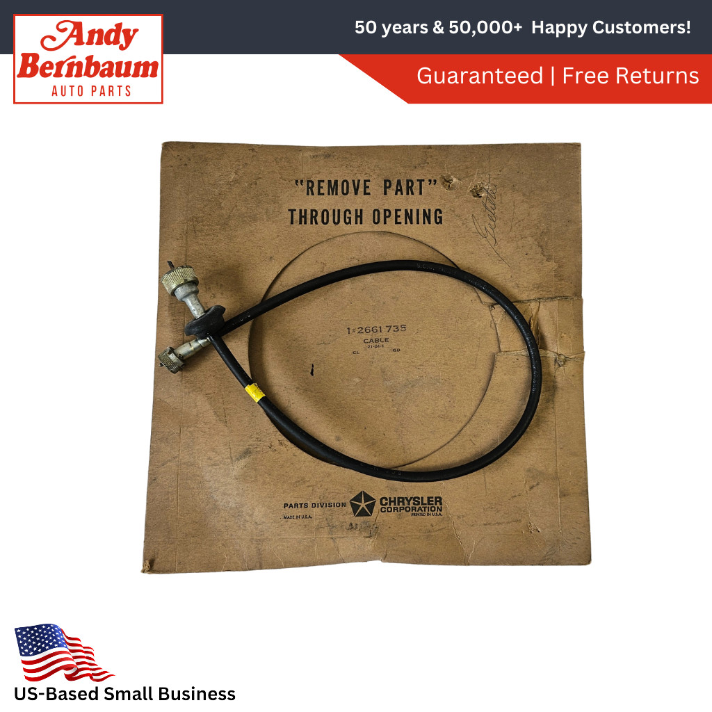 1964-66 Chrysler 1965-66 Dodge Speedometer Cable, Cars w/ Auto Pilot 2661735 NOS