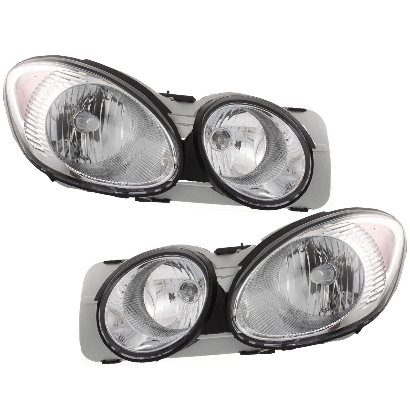 Headlamp Headlight Lamp Light LH and RH Pair Set For 05-07 Buick LaCrosse/Allure