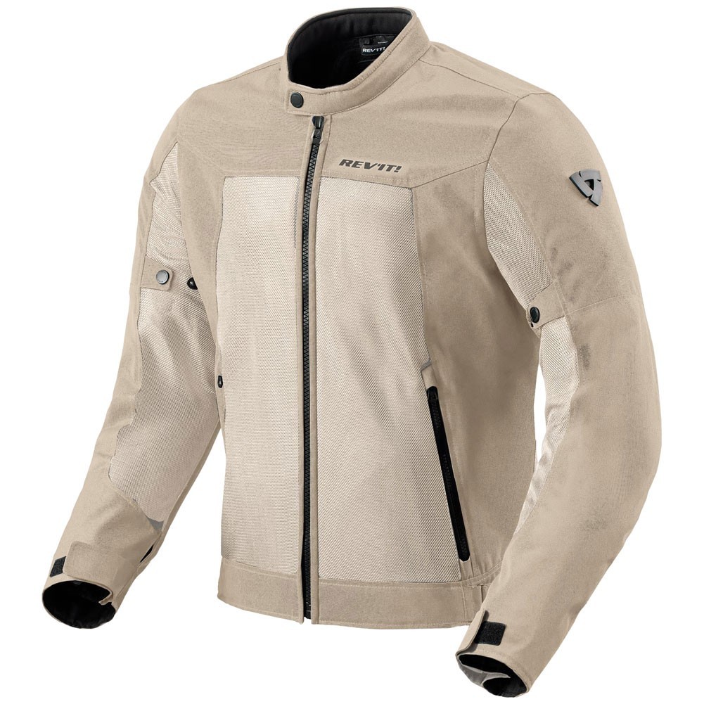 Rev'It Men's Eclipse 2 Motorcycle Jacket Sand X-Large with CE Padding