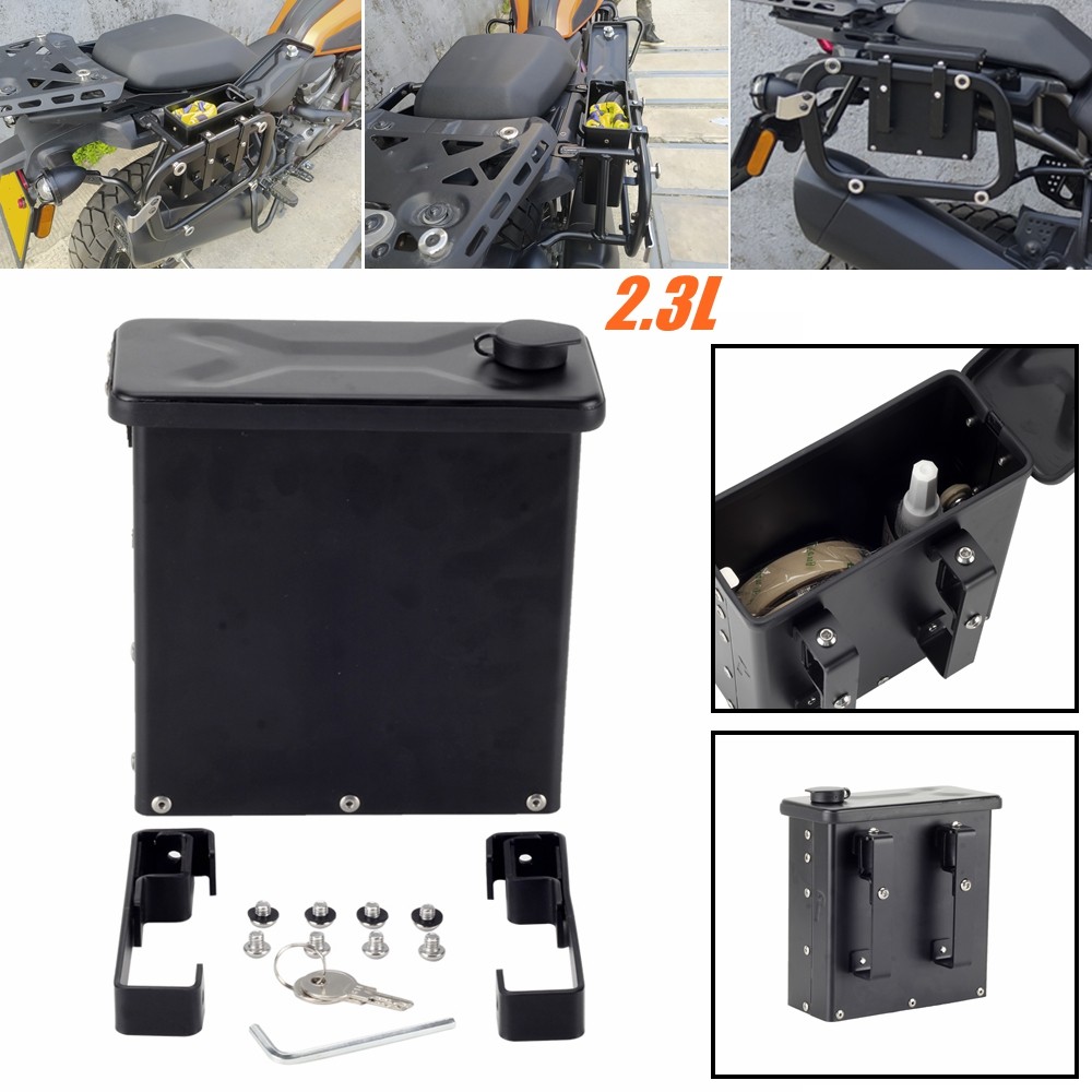 2.3 Liters Motorcycle Side Luggage Toolbox For Harley Pan America 1250 2021-2024