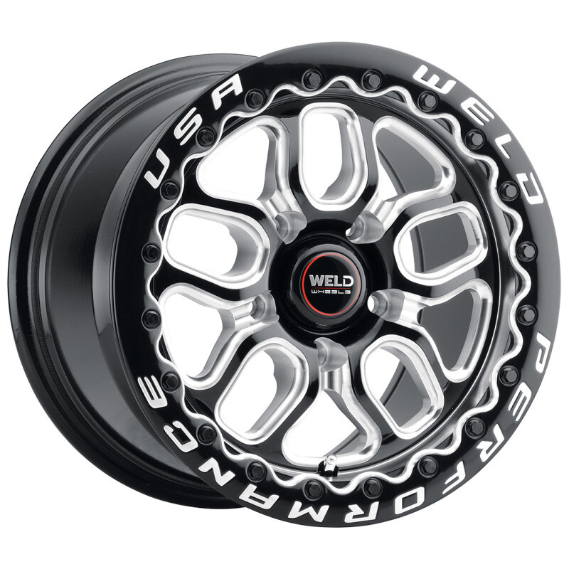 Weld S907B0067P25 Laguna Beadlock 15x10 +25mm Gloss Black for 5x114.3 Vehicles Weld S907B0067P25 Laguna Beadlock 15x10 +25mm Gloss Black for 5x114.3 Vehicles