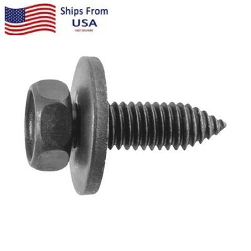 100 Pcs M6-1.0 X 20mm Hex Head Sems Screw class 9.8 Compatible with GM 11506174