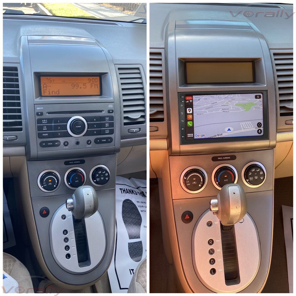 FOR 2007-12 NISSAN SENTRA APPLE CARPLAY CAR STEREO RADIO ANDROID 13 GPS