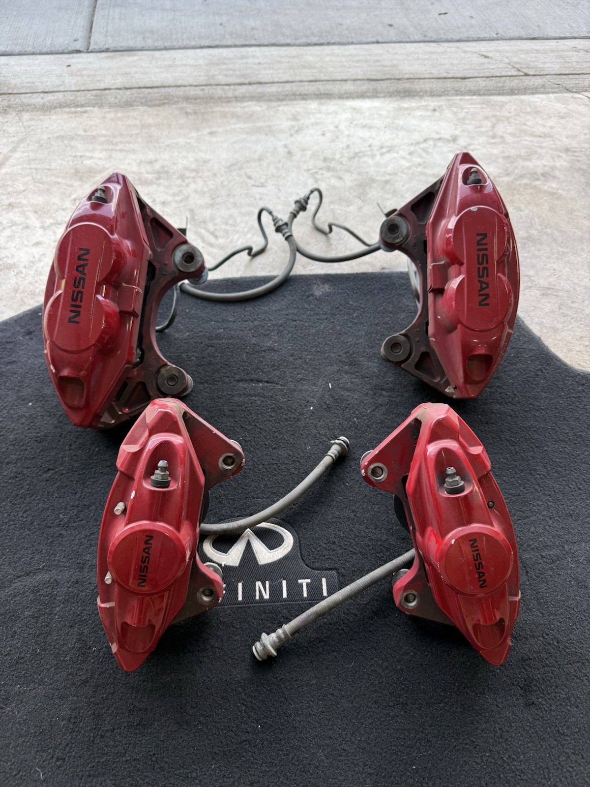 2008-2021 INFINITI 370Z G37 M37 M56 Q50 Q60 Q70 FX37 FX50 AKEBONO BRAKE CALIPER 2008-2021 INFINITI 370Z G37 M37 M56 Q50 Q60 Q70 FX37 FX50 AKEBONO BRAKE CALIPER