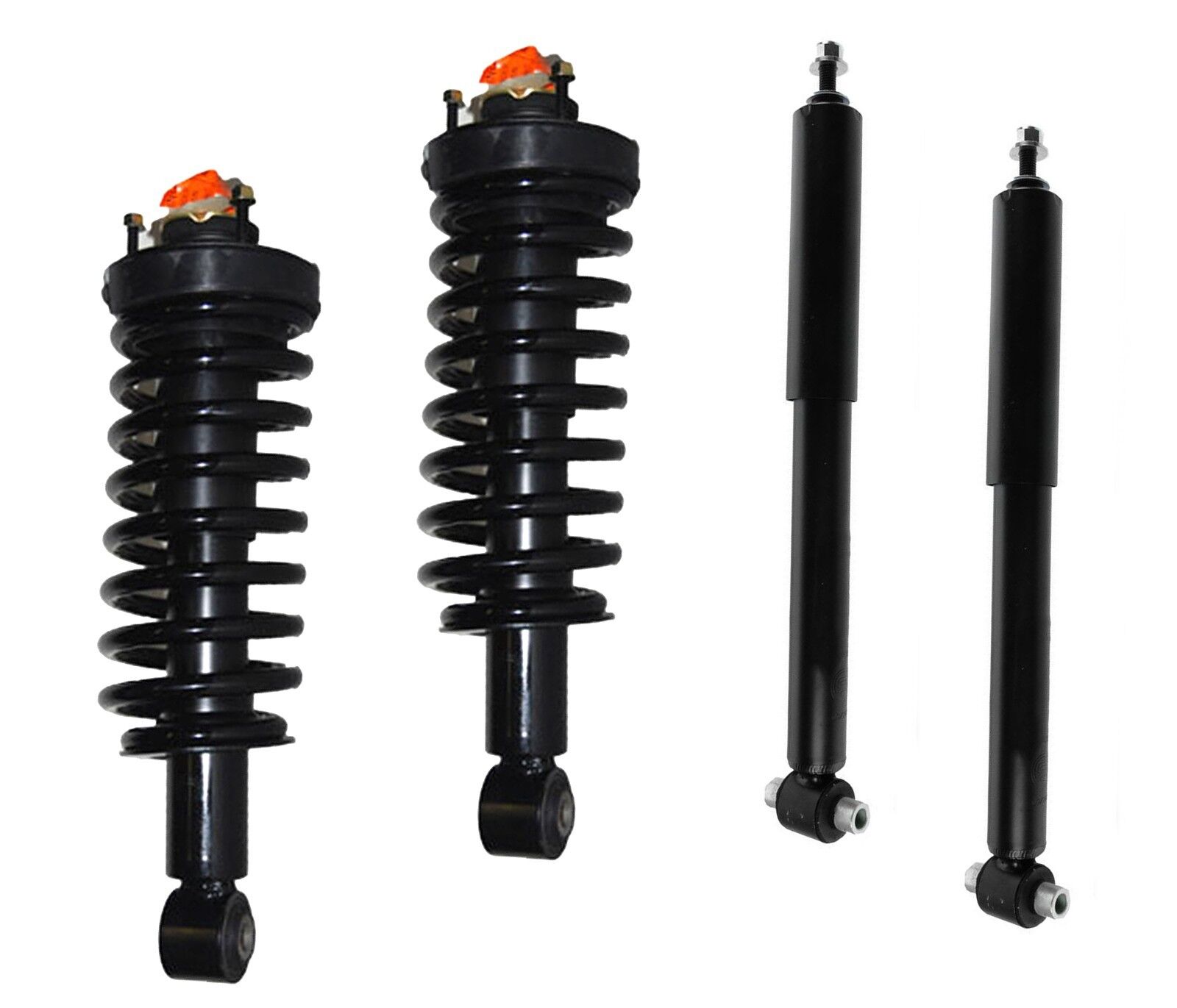 2 Front Complete Struts Springs + 2 Rear Shocks Fit 2000-2006 Toyota Tundra 2WD