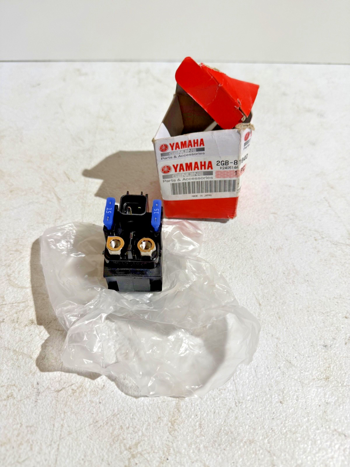 New Yamaha oem solenoid starter relay 15-27 yz 450f 250f 2GB-81940-00-00 B5