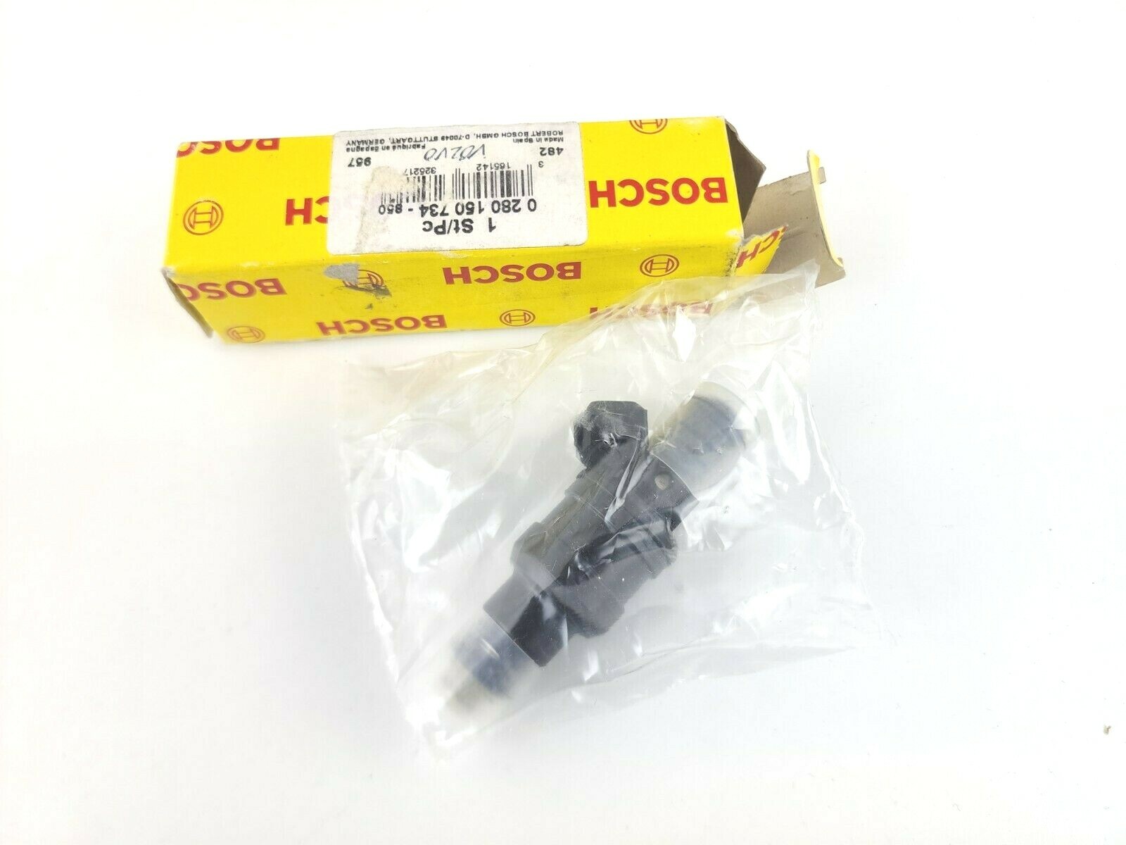 Single 1x NOS Bosch Fuel Injector 0280150734 83-90 Volvo 240 244 245 740 2.4L I4