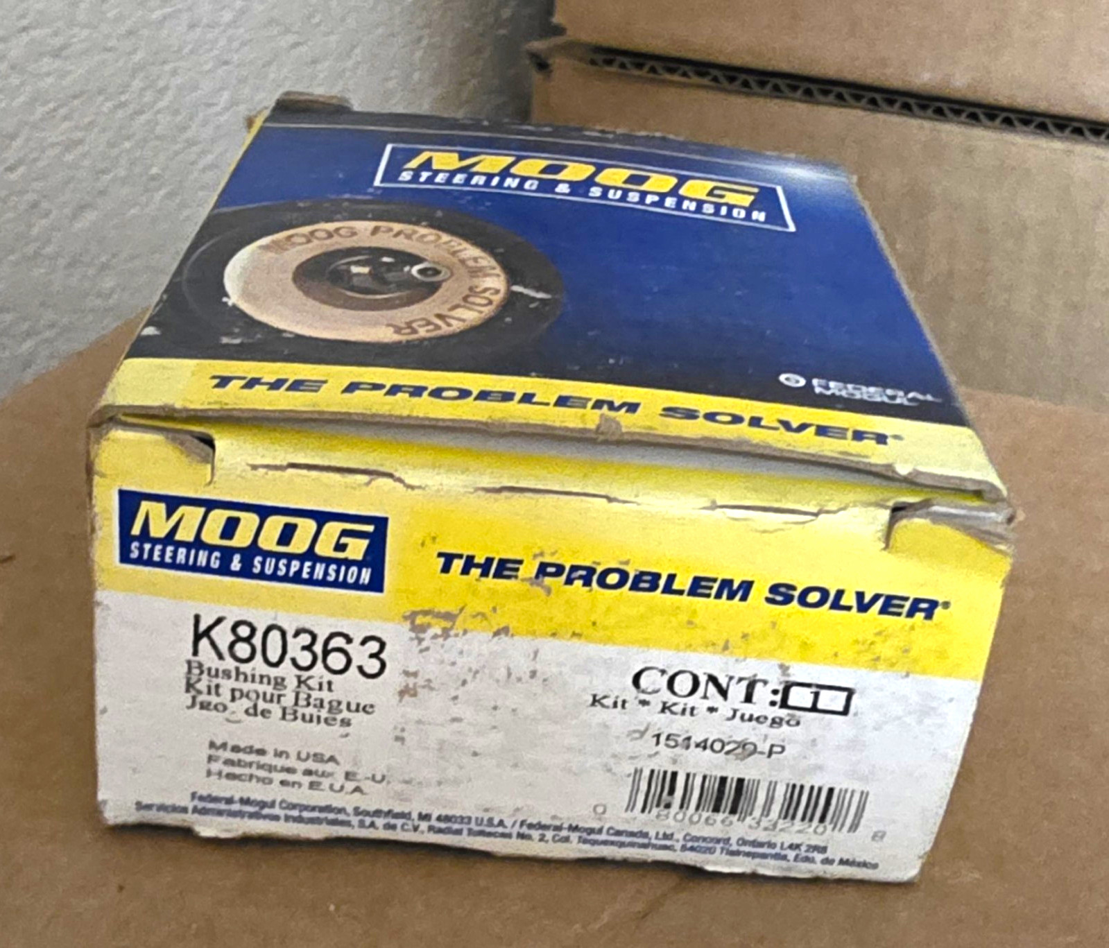 Genuine Moog Front To Frame Suspension Stabilizer Bar Bushing Kit K80363 Genuine Moog Front To Frame Suspension Stabilizer Bar Bushing Kit K80363