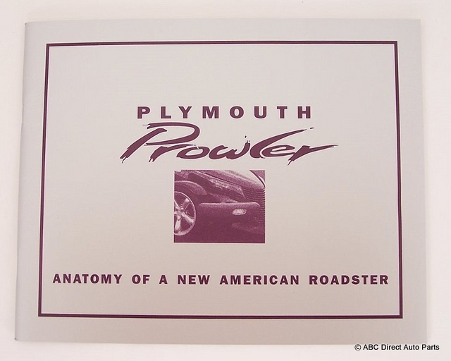 1997 Plymouth Prowler Concept Collectors Brochure