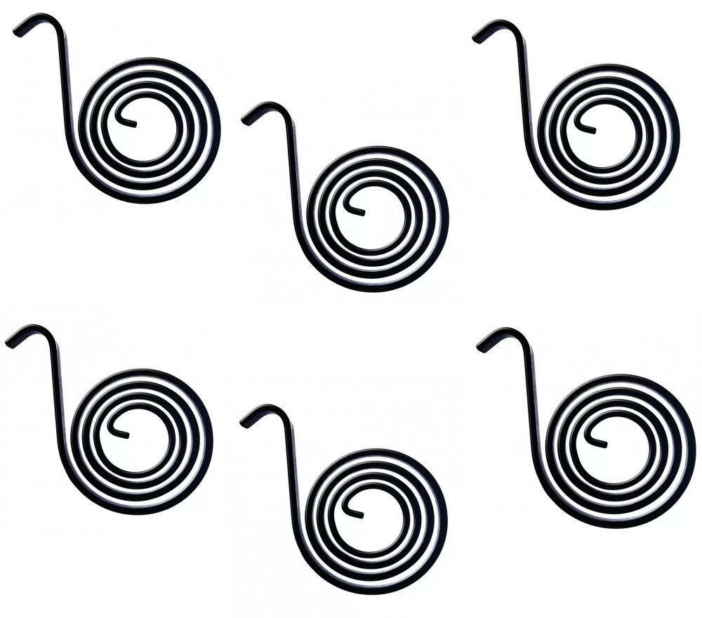 (6) Universal Spiral Torsion Springs for Buyers 3011876 Dump Truck Tarp System
