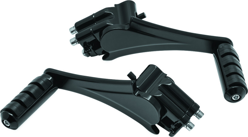KURYAKYN - Adjustable Passenger Pegs w/ ISO Small Pegs 10 Up Black | 7059 KURYAKYN - Adjustable Passenger Pegs w/ ISO Small Pegs 10 Up Black | 7059