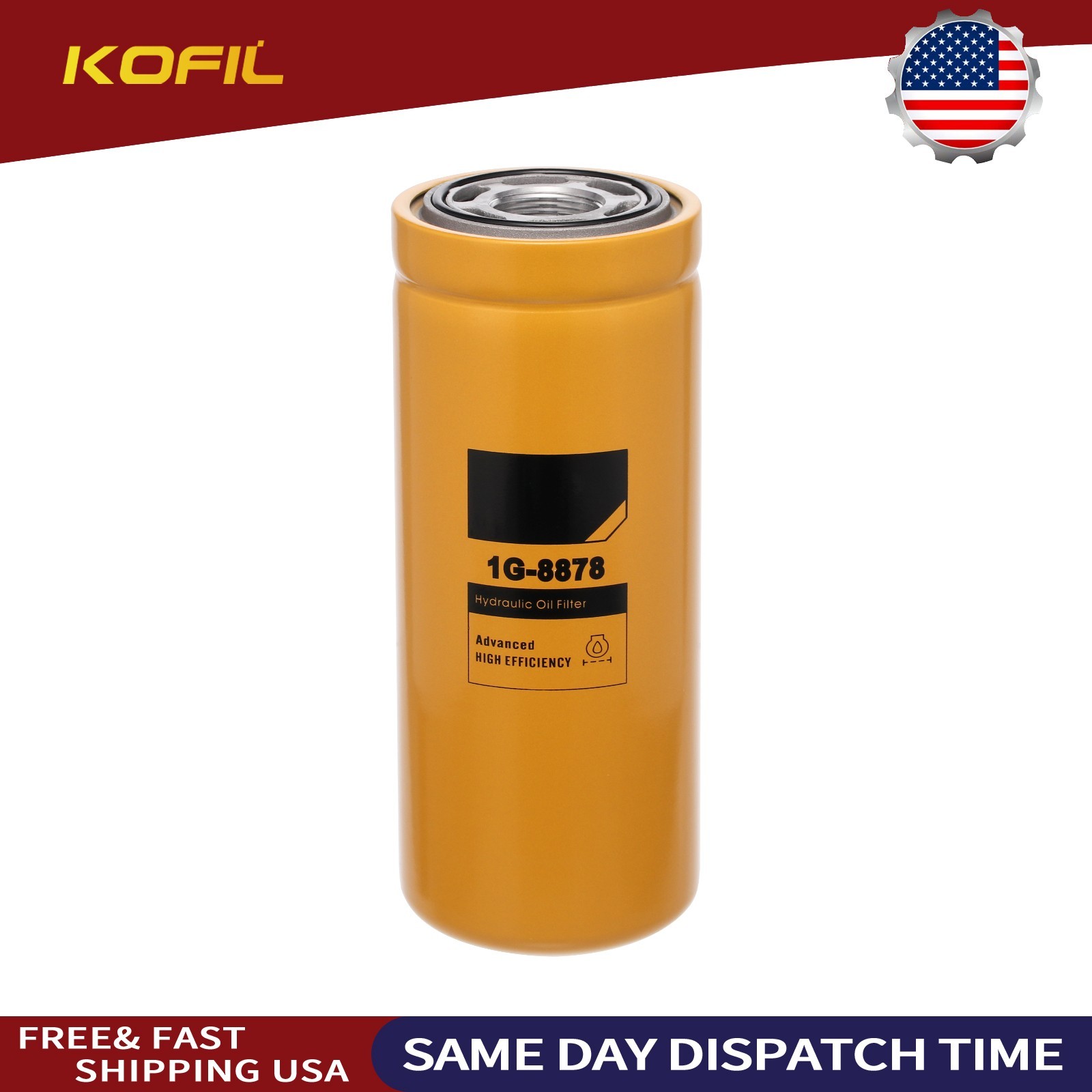 1Pcs 1G-8878 Hydraulic Filter For For NAPA - 1494 WIX 51494 ACDELCO 1Pcs 1G-8878 Hydraulic Filter For For NAPA - 1494 WIX 51494 ACDELCO