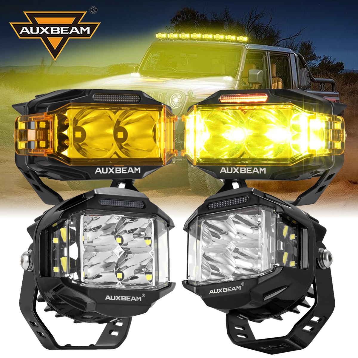 4x AUXBEAM 4