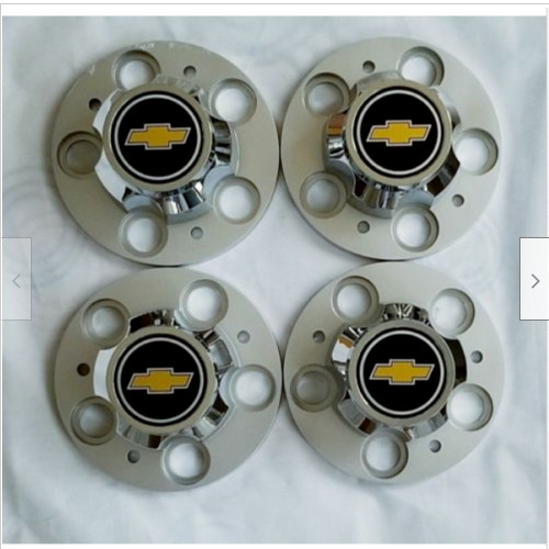 4 RALLY WHEEL CENTER HUB CAPS FOR CHEVY GMC TRUCK 5 LUG 15\