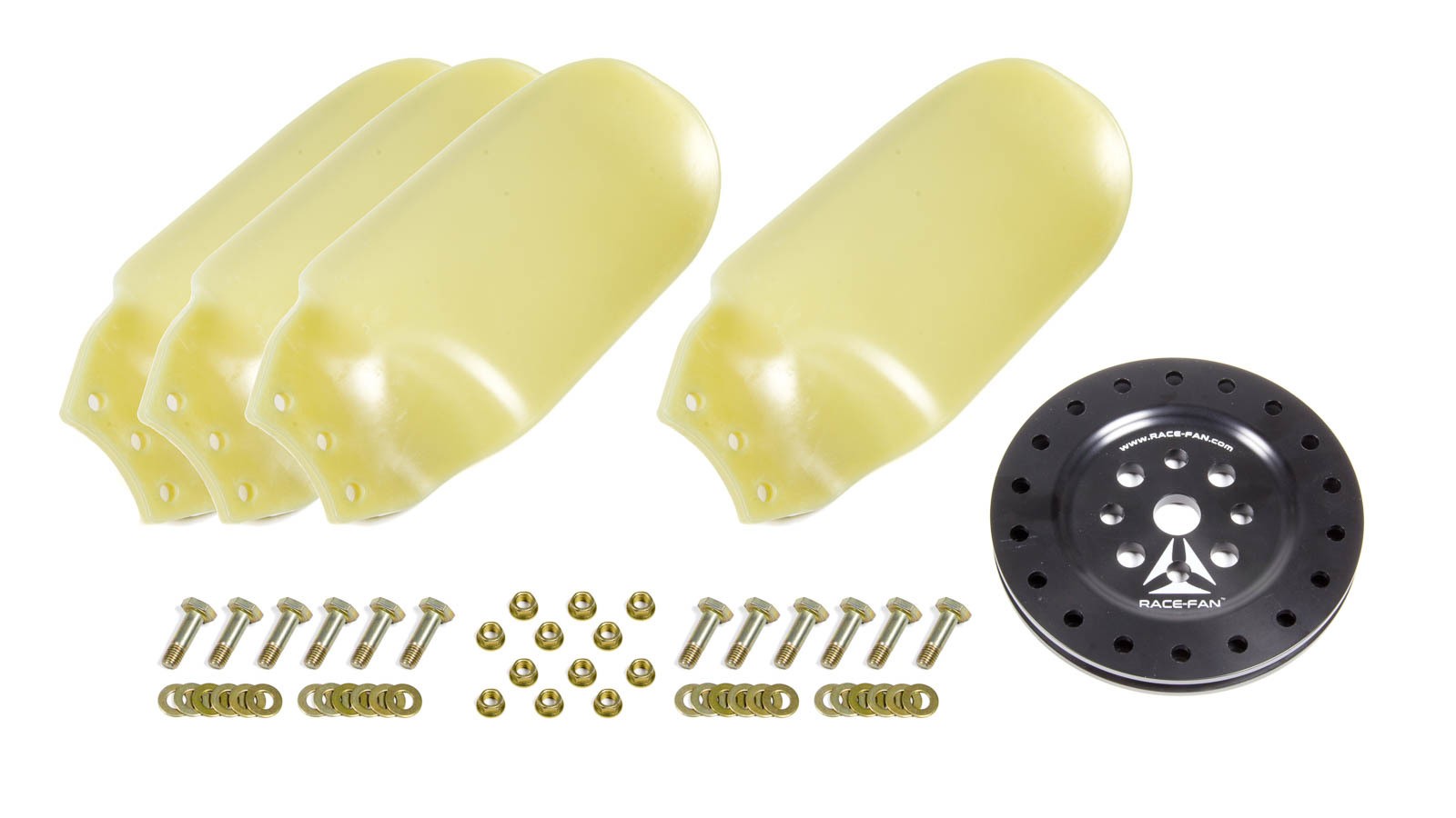 Race-Fan Mechanical Cooling Fan Universal Bolt Pattern 17 in Fan 4 Blade Kit