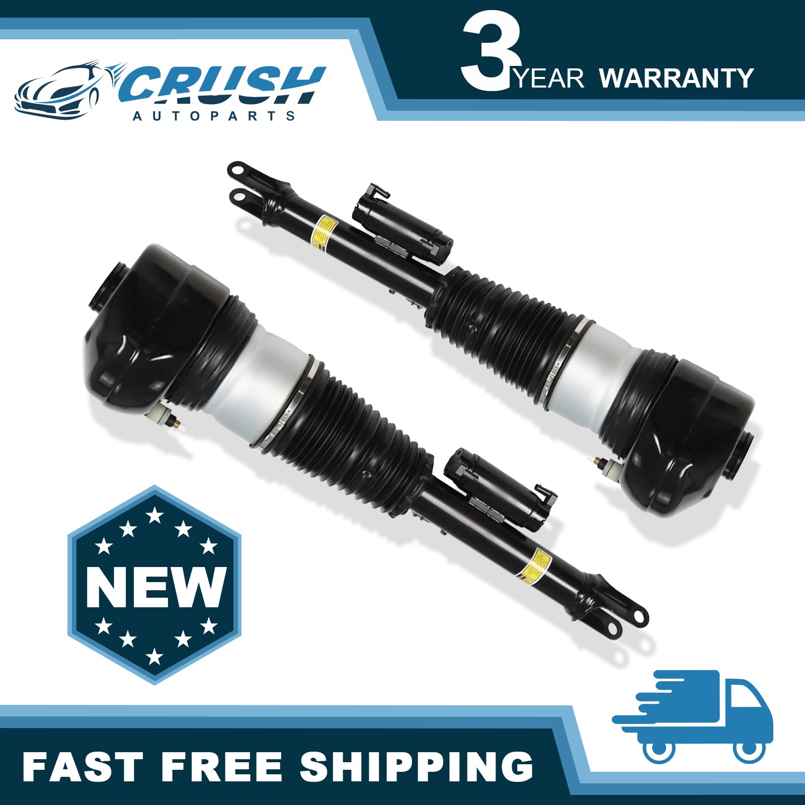 Pair Front Air Suspension Struts For 2016-22 BMW 7 Series G12 G11 740i 750i RWD Pair Front Air Suspension Struts For 2016-22 BMW 7 Series G12 G11 740i 750i RWD