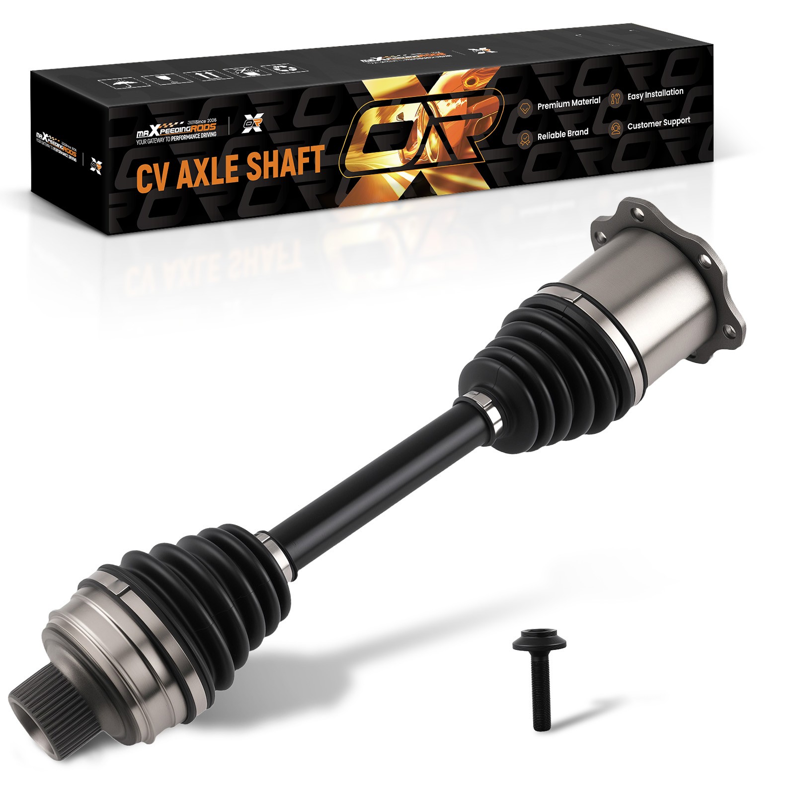 Front CV Axle Shaft Assembly Left or Right For Audi A4 Quattro 2.0L L4 2013-2016