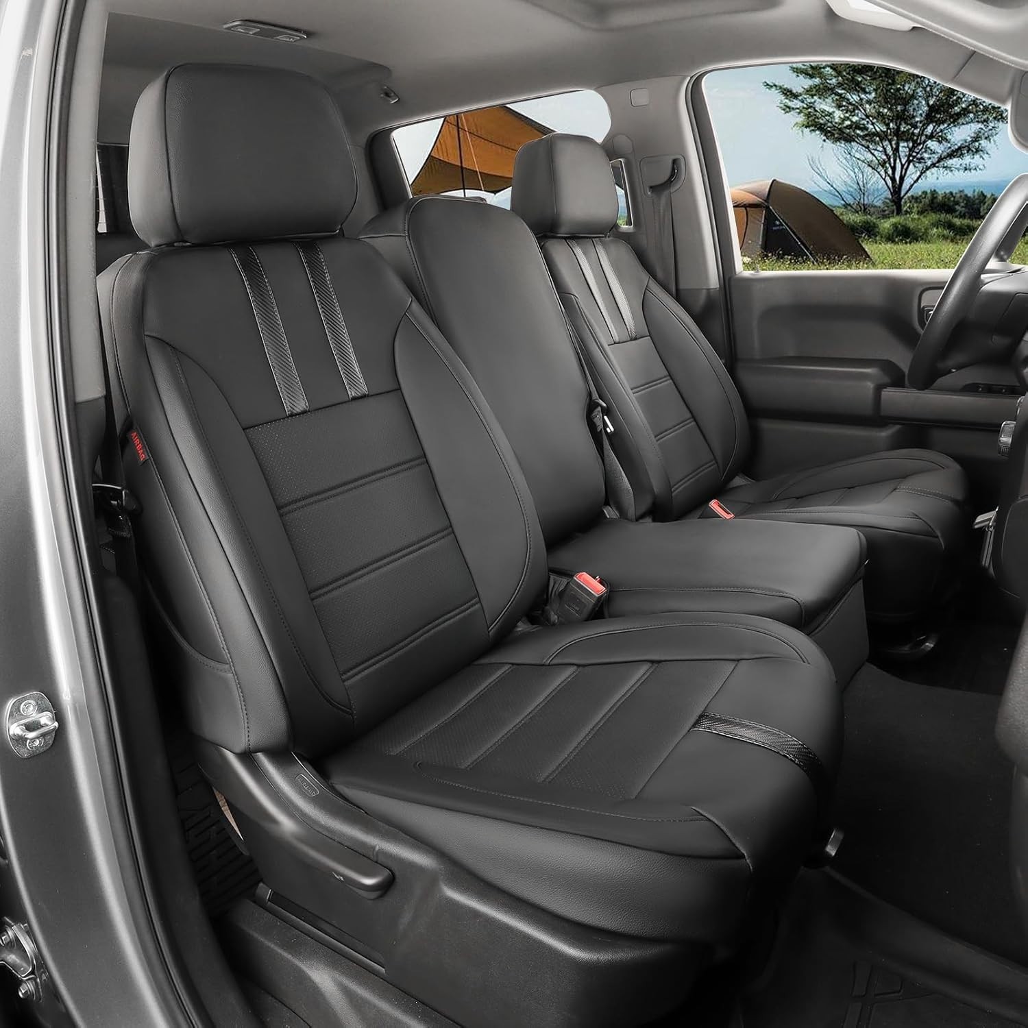 coverdream Car Seat Covers Fit For 2019-2026 Chevrolet Silverado 1500 Double Cab coverdream Car Seat Covers Fit For 2019-2026 Chevrolet Silverado 1500 Double Cab
