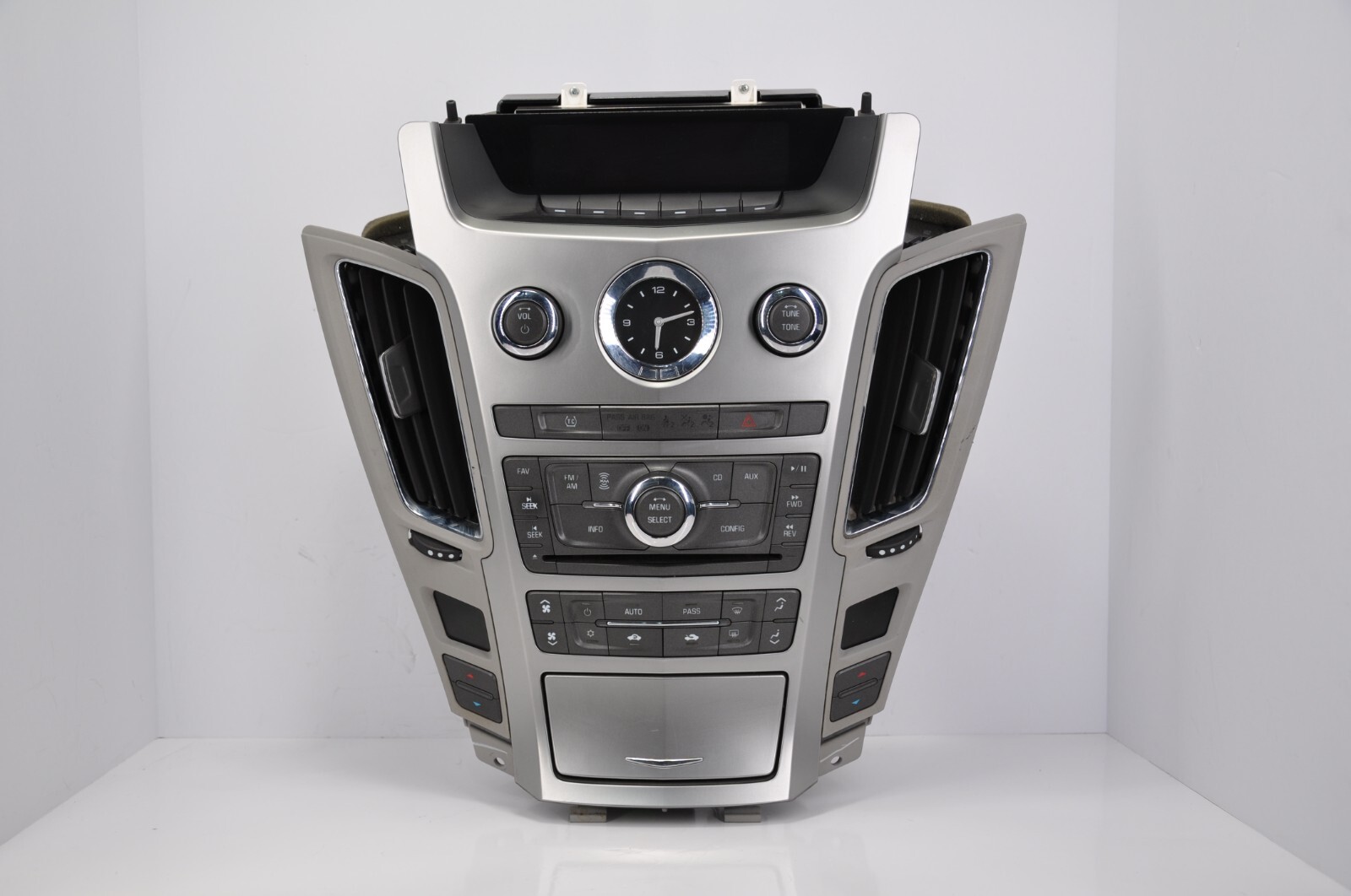 🚘✅  09-13 CADILLAC CTS Radio Climate Control Panel Bezel Dash Trim 22748628 OEM