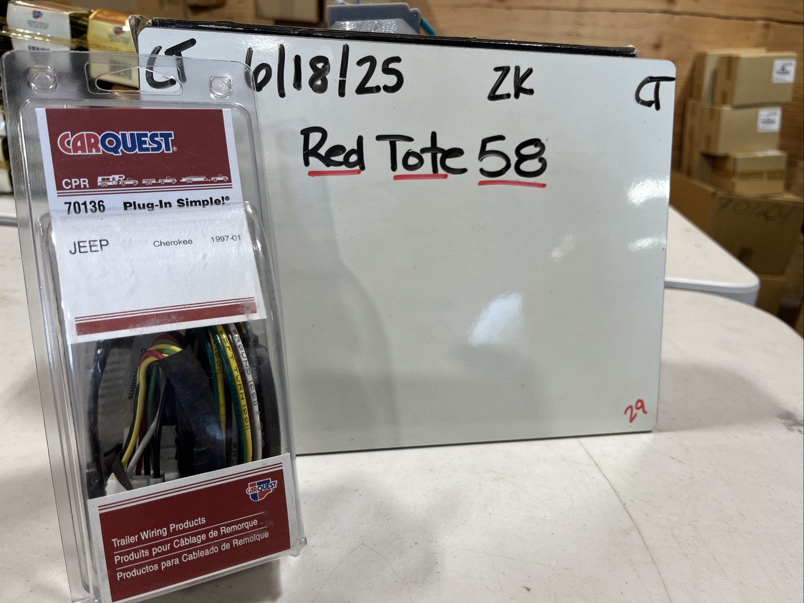 Carquest CPR 70136 Trailer Wiring Cherokee 97-01 Carquest CPR 70136 Trailer Wiring Cherokee 97-01