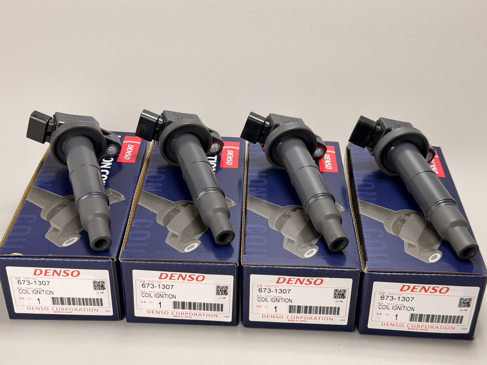 4X DENSO Ignition Coil for Toyota Camry 2002-2011 2.4 L4 90919-02244 673-1307 4X DENSO Ignition Coil for Toyota Camry 2002-2011 2.4 L4 90919-02244 673-1307