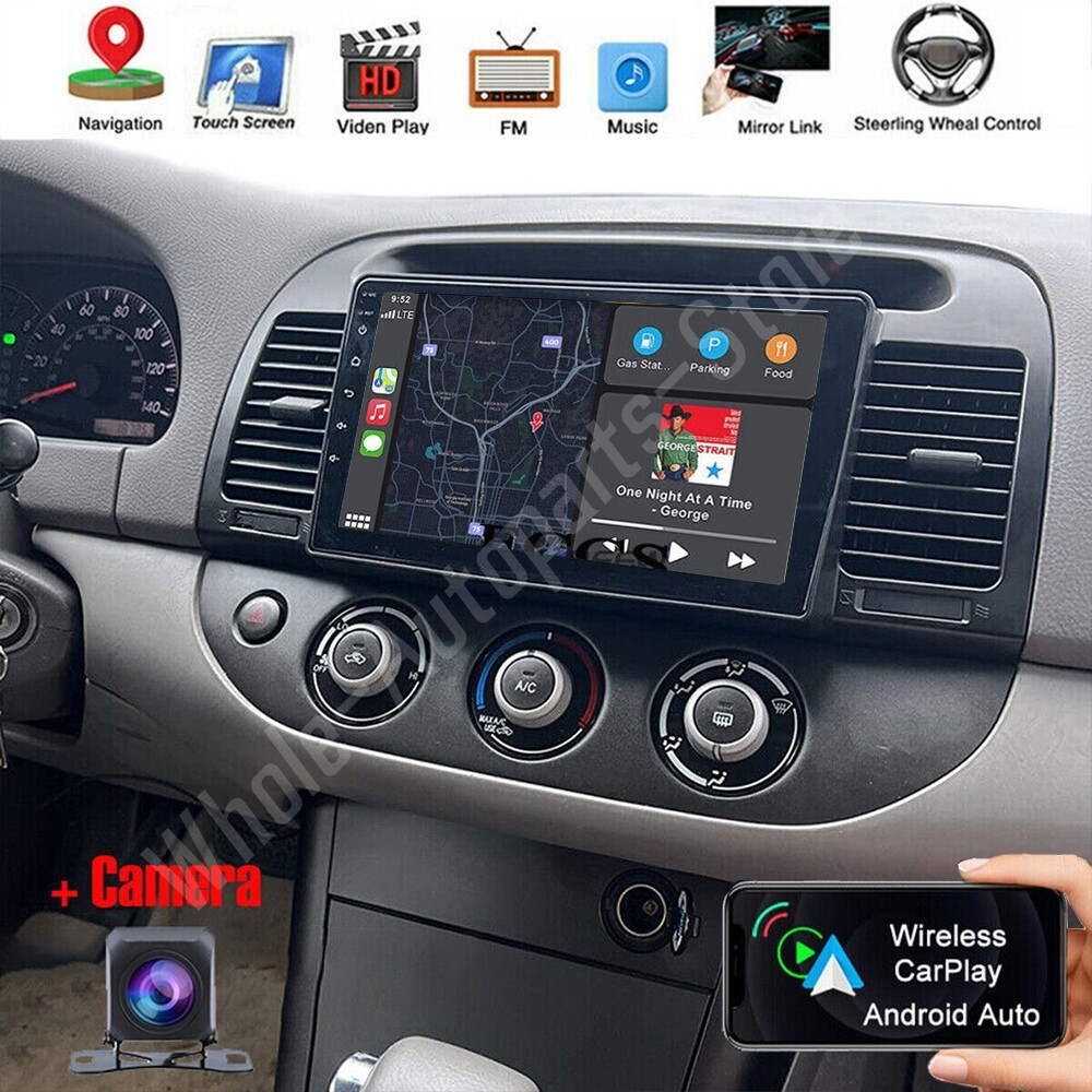 4+64G Android 13 For 2000-2006 Toyota CamryCar Stereo Radio Carplay WIFI GPS FM