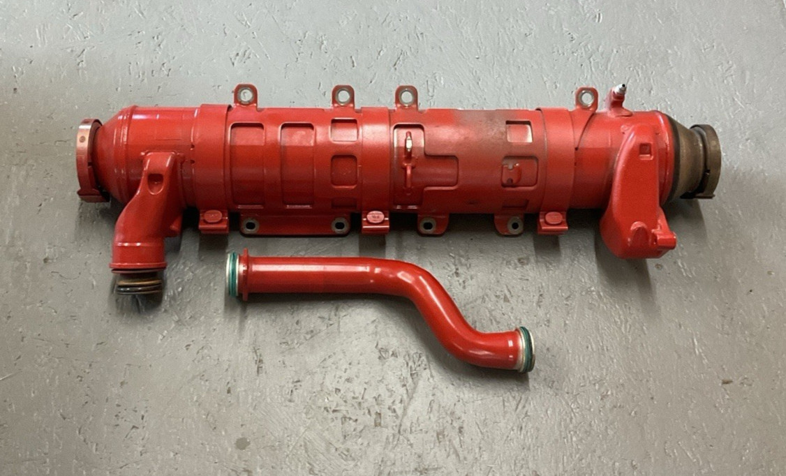 OEM Cummins EGR Cooler (5679607) for Engine No. 80775421 with attached parts OEM Cummins EGR Cooler (5679607) for Engine No. 80775421 with attached parts