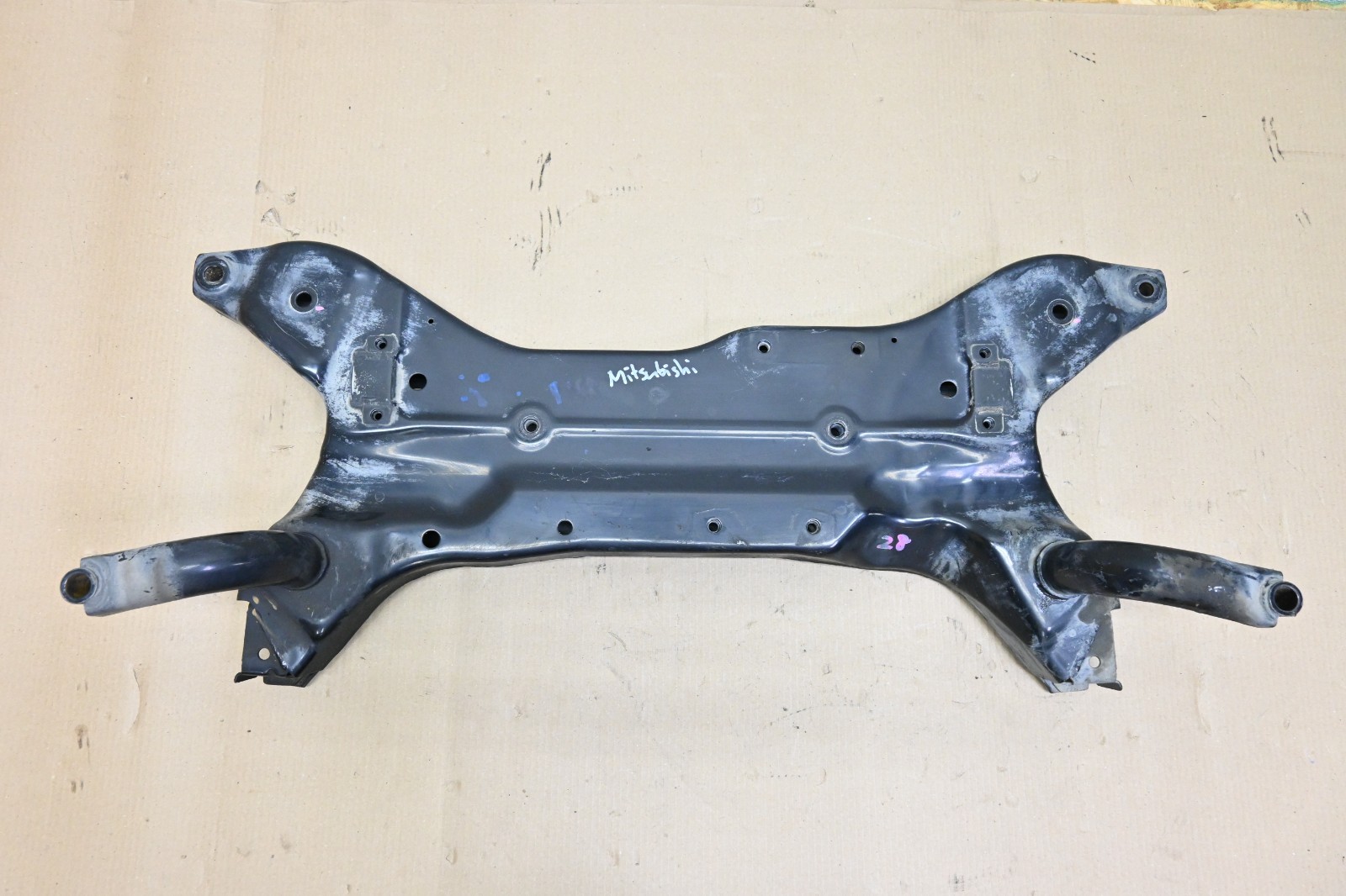 08-17 Mitsubishi Lancer Front Suspension Cradle Subframe Crossmember Brace OEM 08-17 Mitsubishi Lancer Front Suspension Cradle Subframe Crossmember Brace OEM