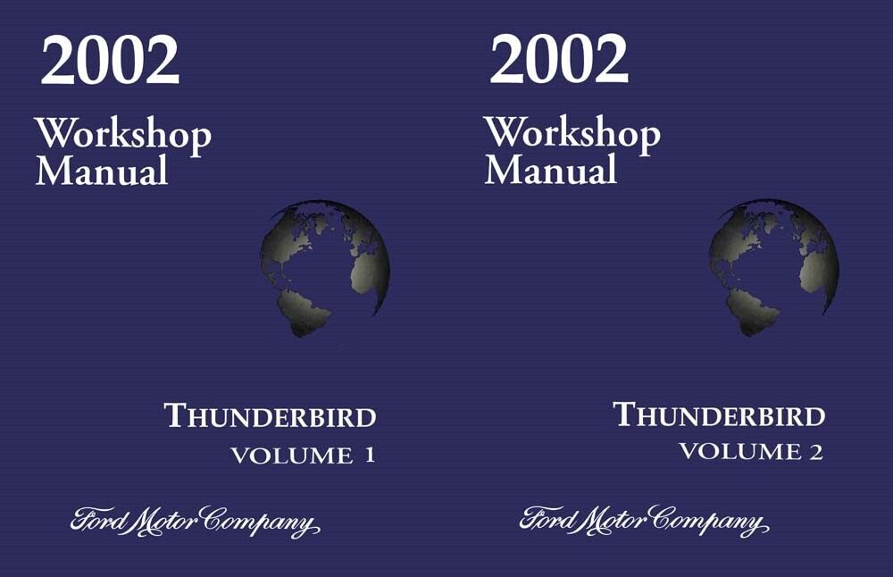 2002 Ford Thunderbird Shop Service Repair Manual