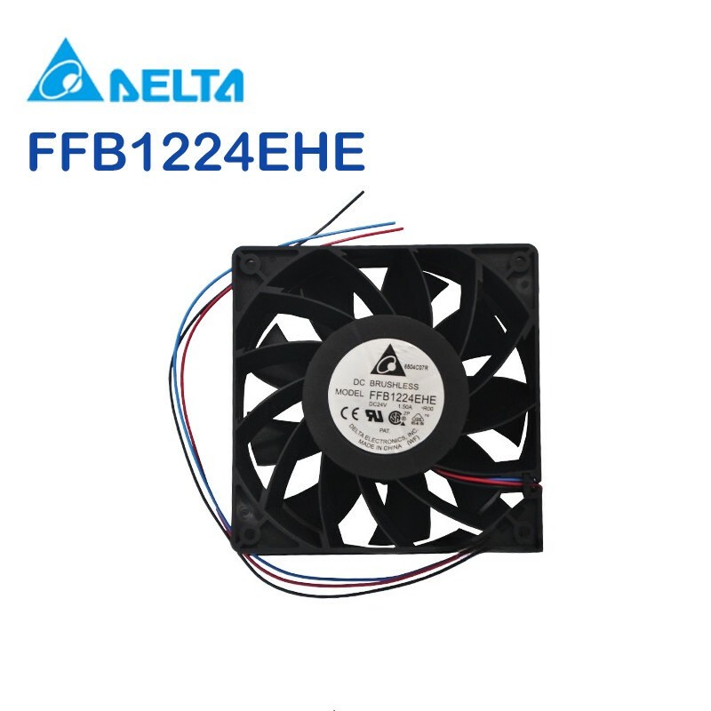 Original DELTA FFB1224EHE -R00 Fan DC 24V 1.5A 120*120*38MM Inverter cooling fan Original DELTA FFB1224EHE -R00 Fan DC 24V 1.5A 120*120*38MM Inverter cooling fan