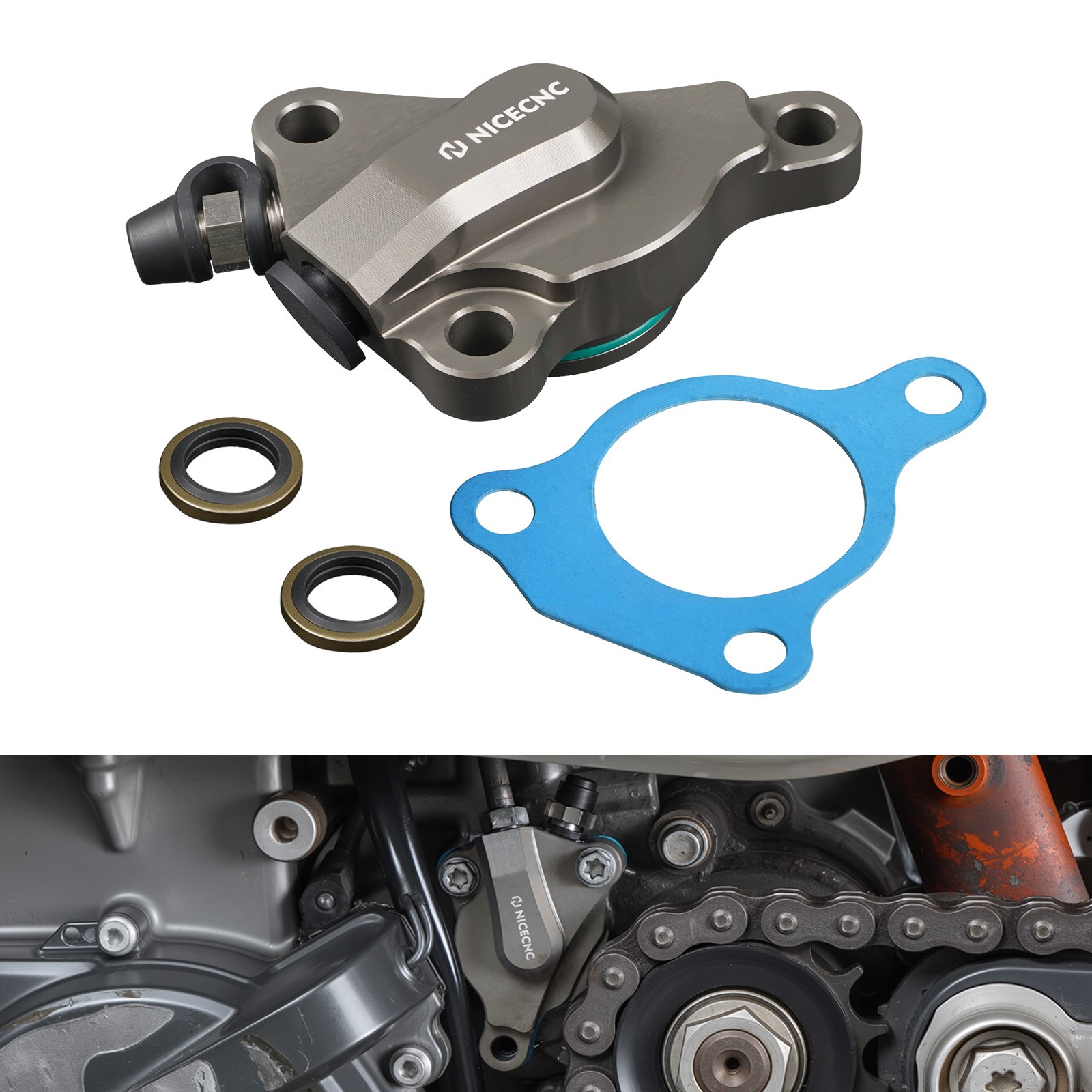 NICECNC Clutch Slave Cylinder Kit Aluminum For Polaris OUTLAW 525 IRS 2008 2009