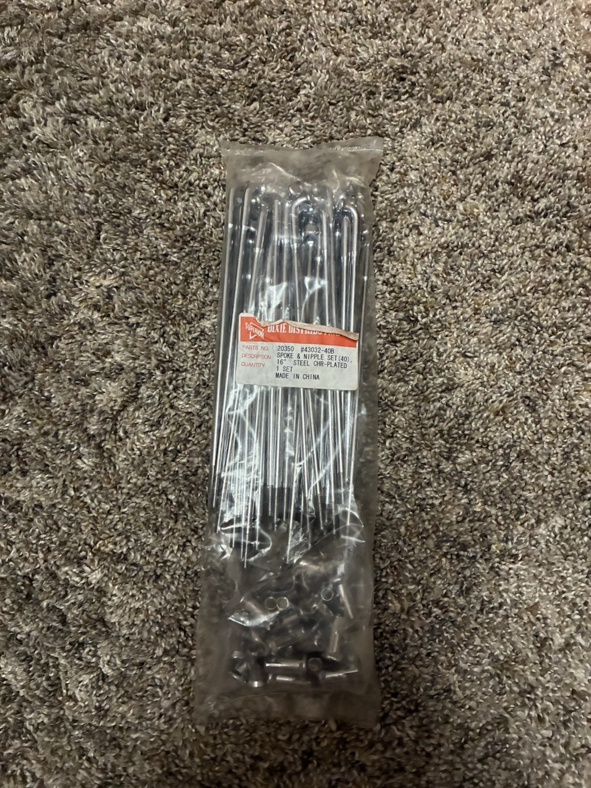 Harley Davidson Chrome Wheel Spoke Kit 43032-40 16” New Harley Davidson Chrome Wheel Spoke Kit 43032-40 16” New
