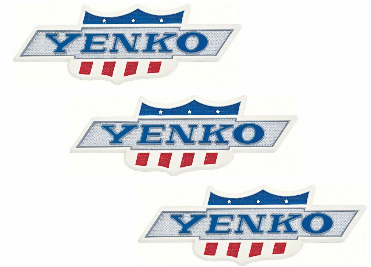 OER Set of 3 Yenko Emblems 1967-1970 Chevrolet Camaro Chevy II Nova