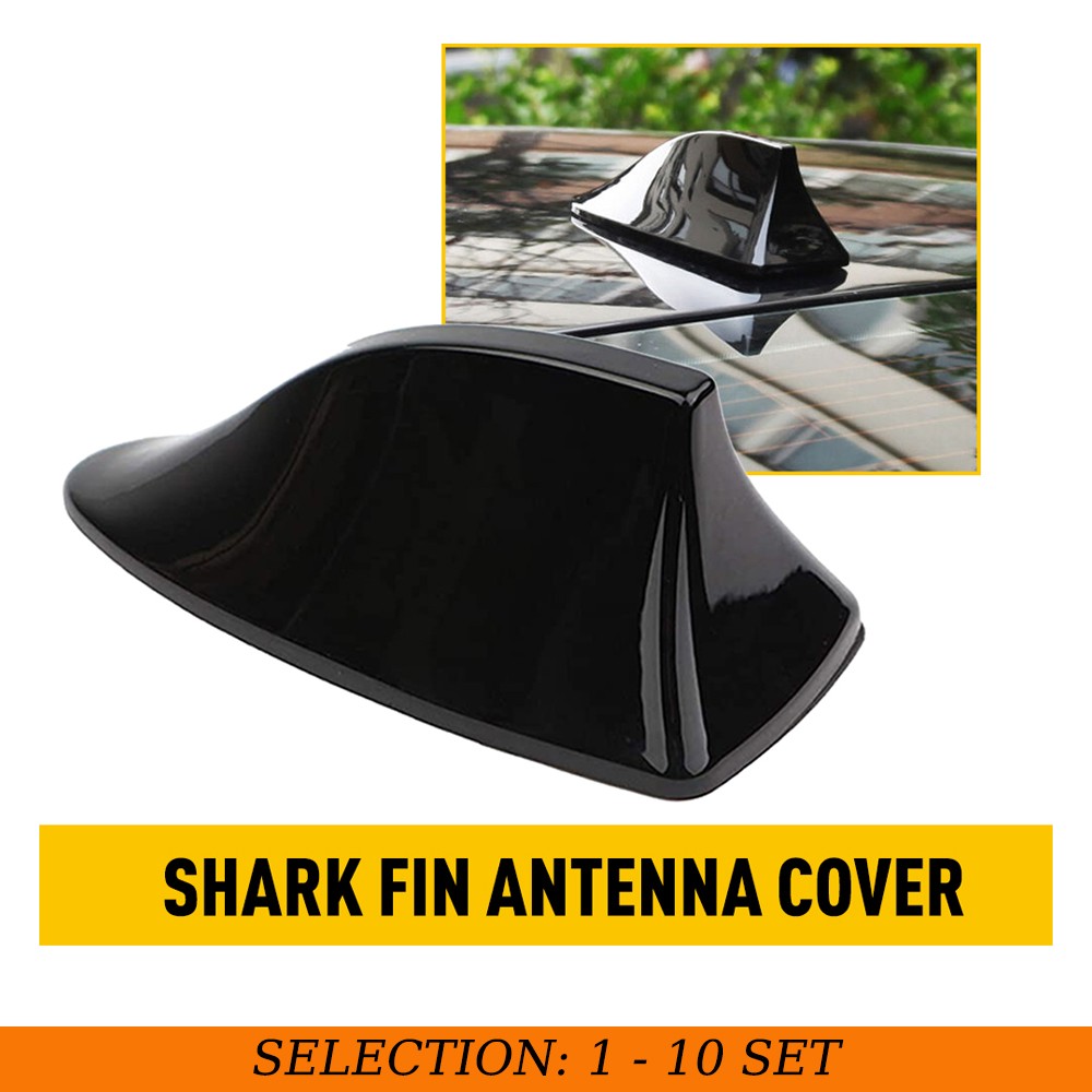 1-10X Black Antenna Shark Fin Cover Cap FM AM Aerial For Lexus LS IS ES CT NX UX