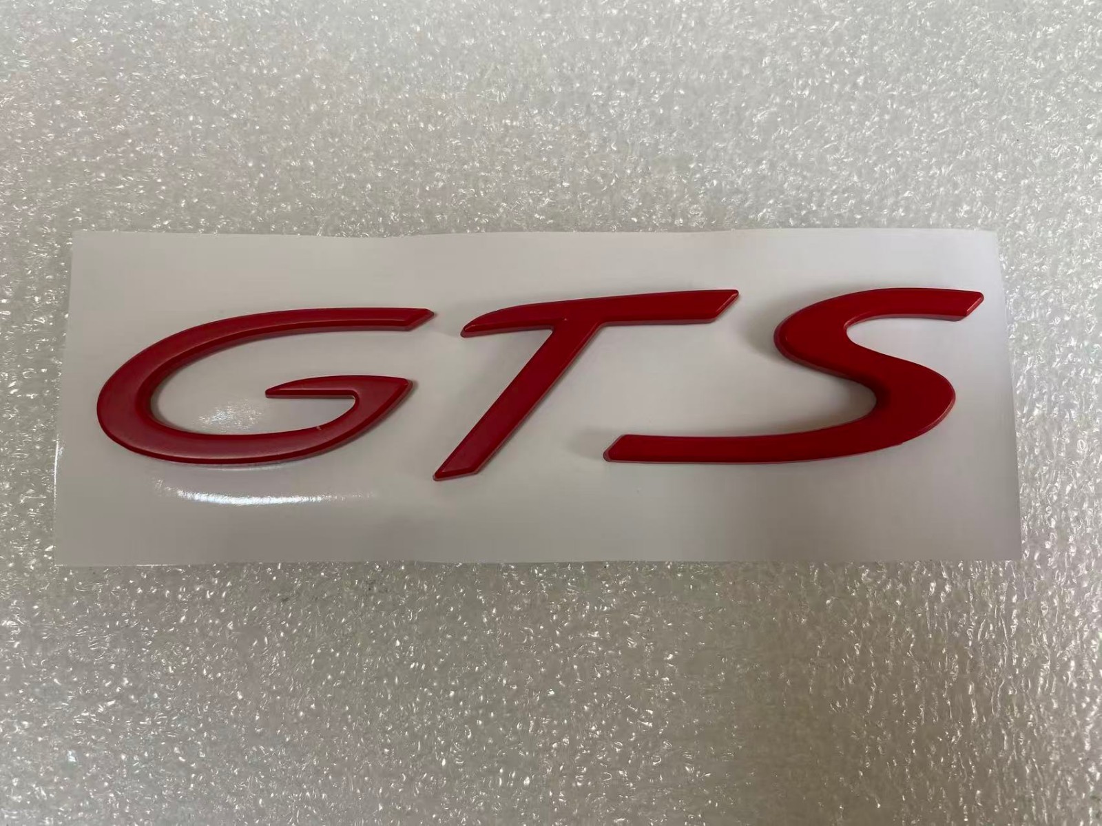 Porsche GTS Letter Emblem Badge Decal Sticker for 718 Logo Rear Bumper Tailgate