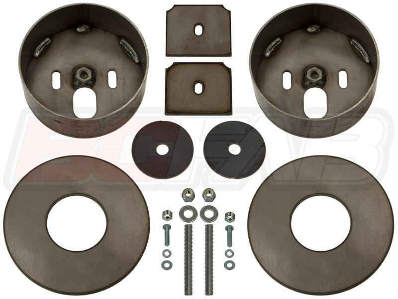 1965-1970 Cadillac DeVille Rear Airsping (bag) Brackets - - BCFAB 1965-1970 Cadillac DeVille Rear Airsping (bag) Brackets - - BCFAB